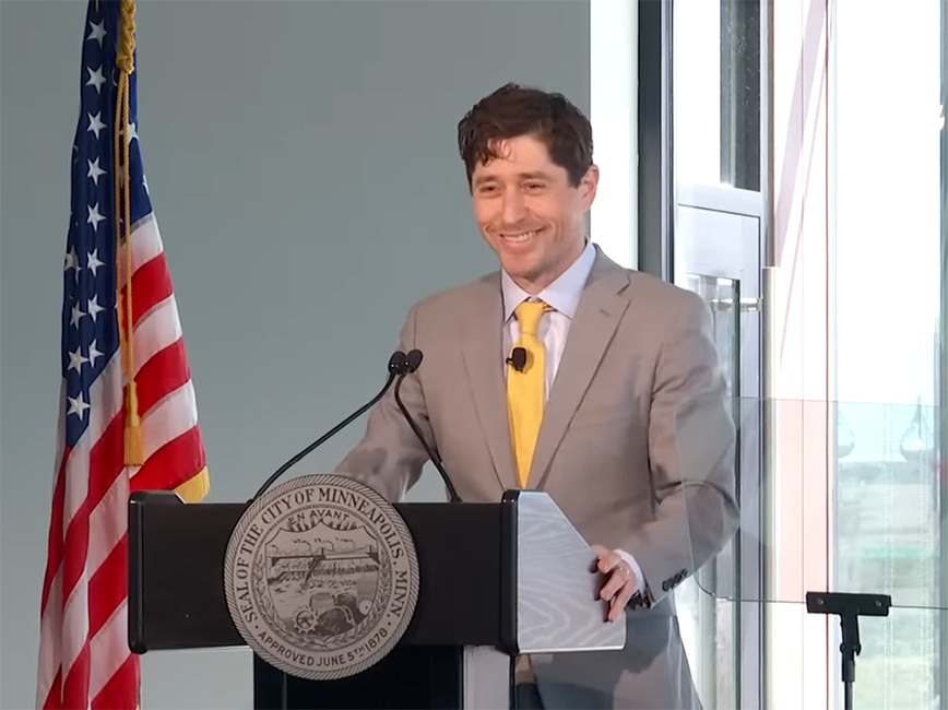 Mayor Jacob Frey giving 2023 State of the City Address
