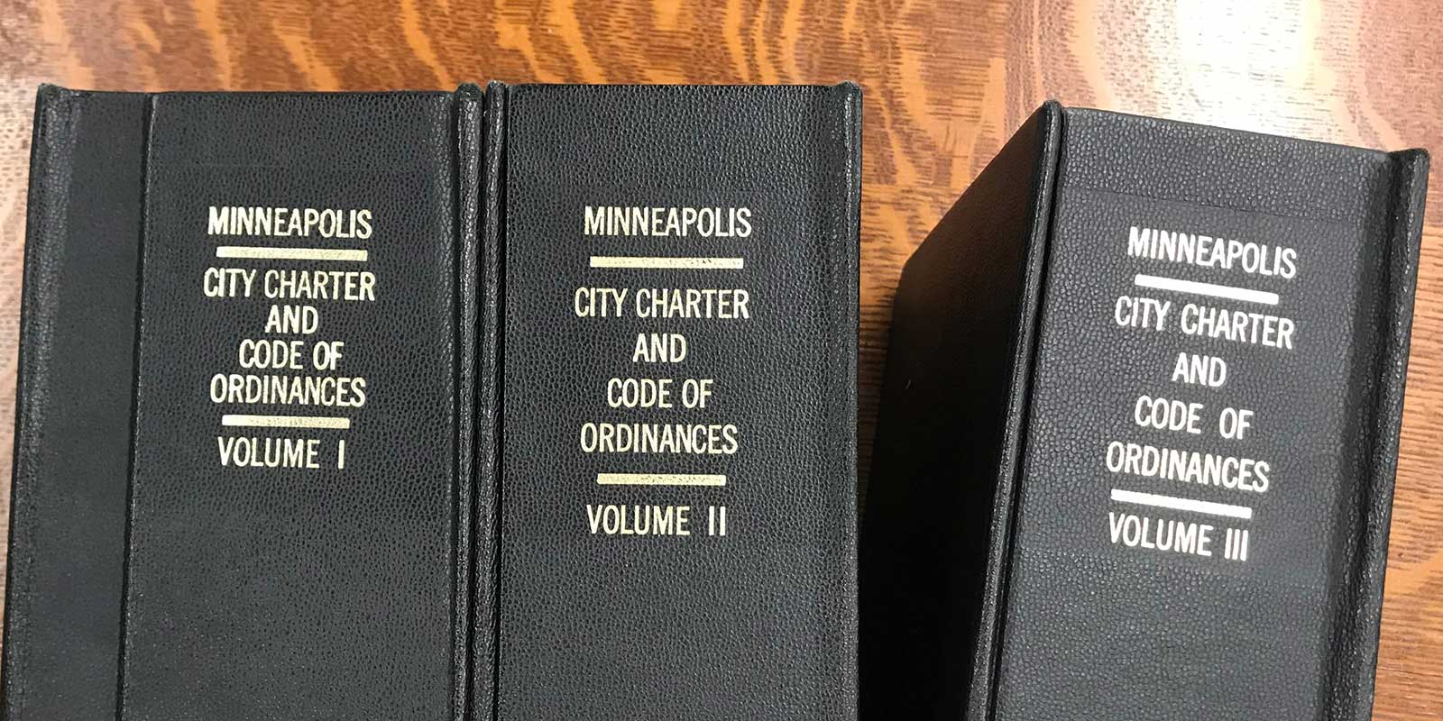 Minneapolis Code of Ordinances books