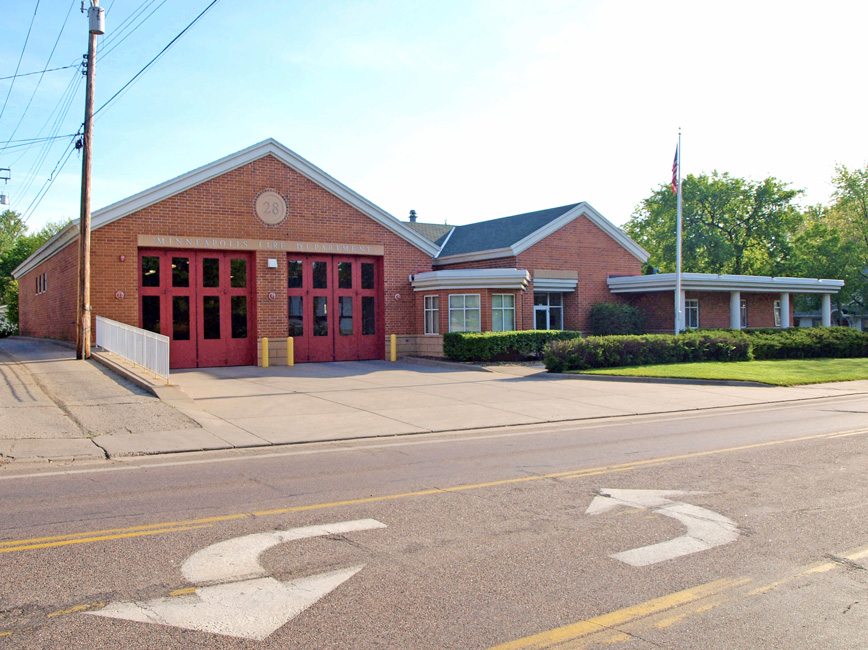 front side of fire station 28 building front side of fire station 28 building