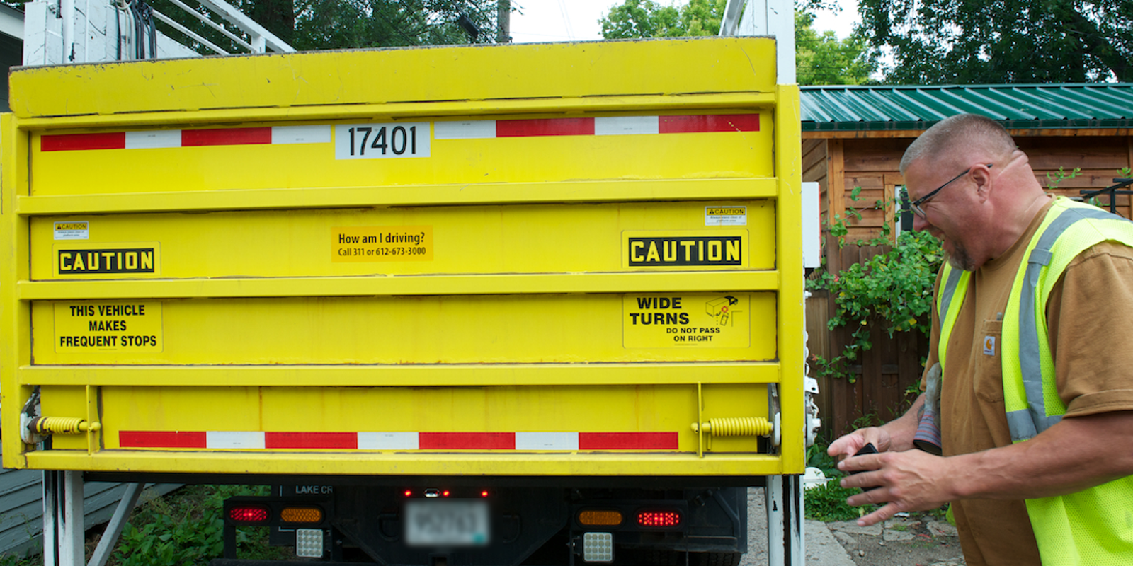Garbage truck and liquid waste removal licenses