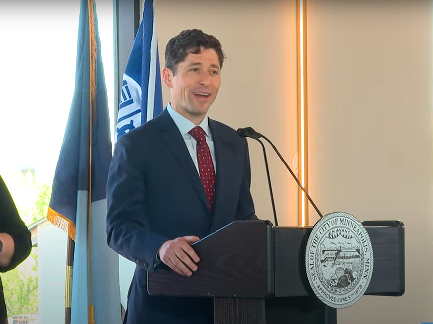 Mayor Jacob Frey giving 2025 State of the City Address