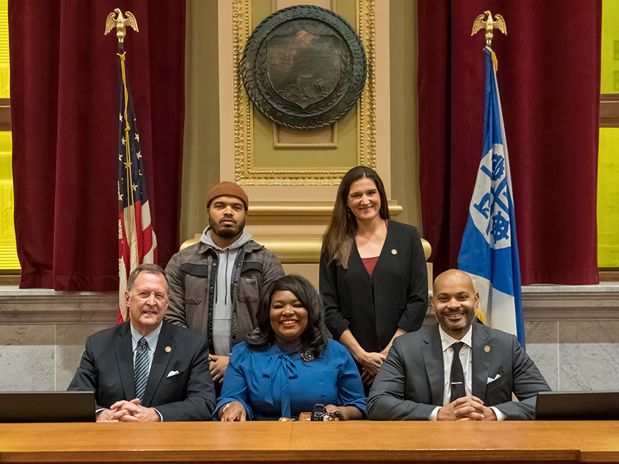Members of the Public Health & Safety (PHS) Committee (Not pictured Council Member Robin Wonsley)