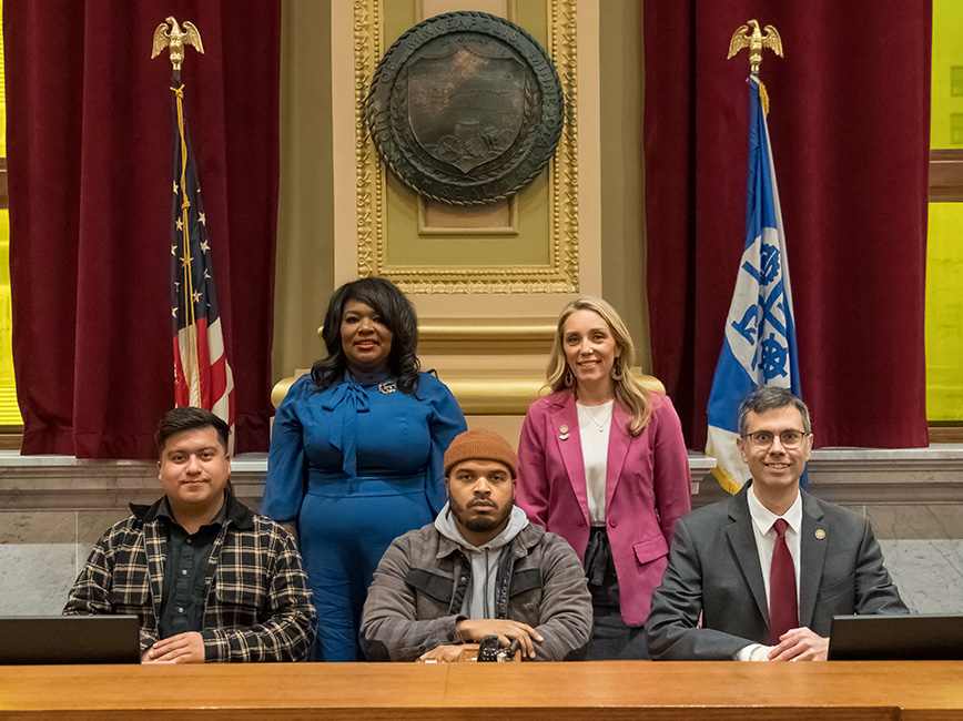 Members of the Policy & Government Oversight (POGO) Committee (Not pictured Council Member Robin Wonsley)
