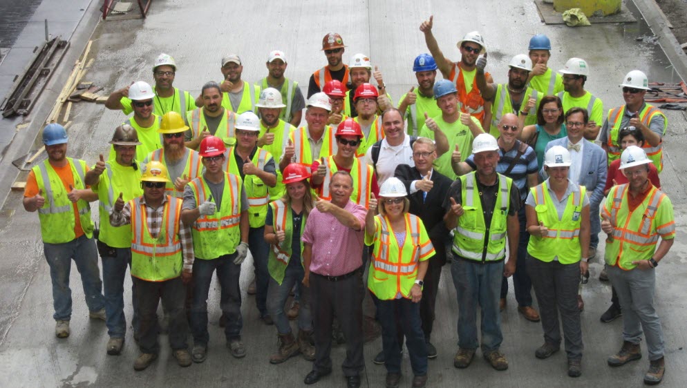 Public Works employees smiling Public Works employees smiling