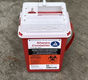 Sharps container