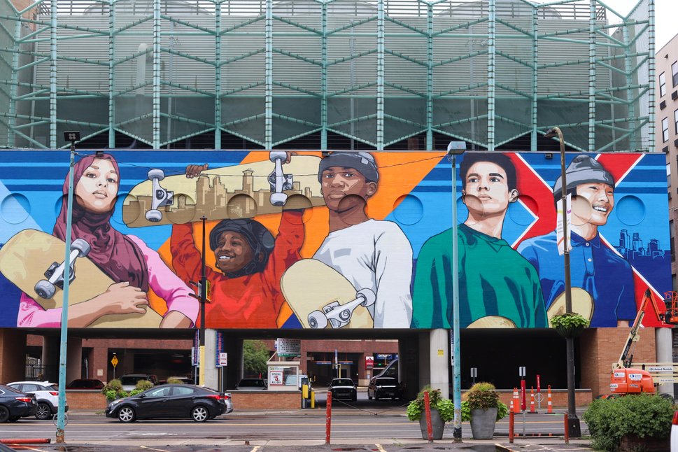 X Games Mural by Hennepin Theatre Trust