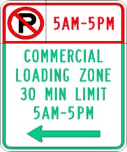 Commercial loading zone