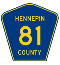 County road sign
