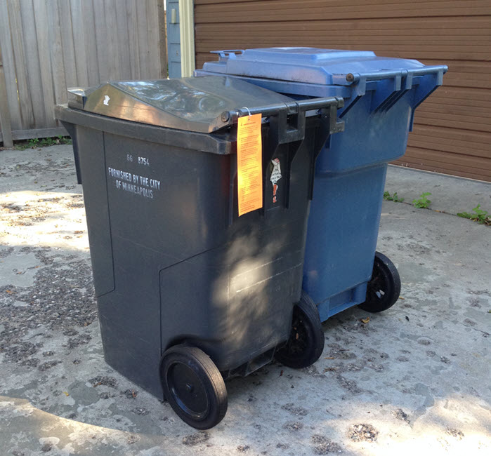 Crews will leave an orange educational tag if there is an issue with how your garbage was set out for pickup.