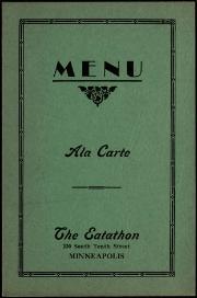 The Spot Cafe menu Circa 1935