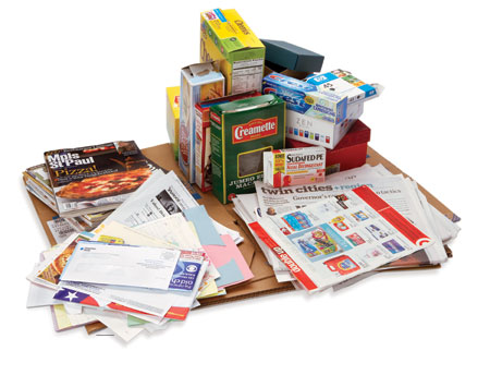 Recyclable paper products