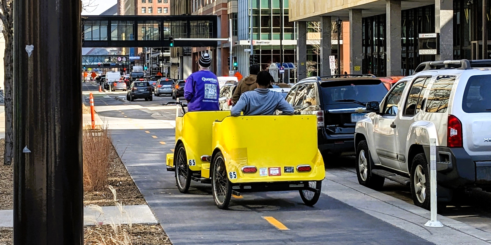 Pedicabs and pedal cars in Minneapolis