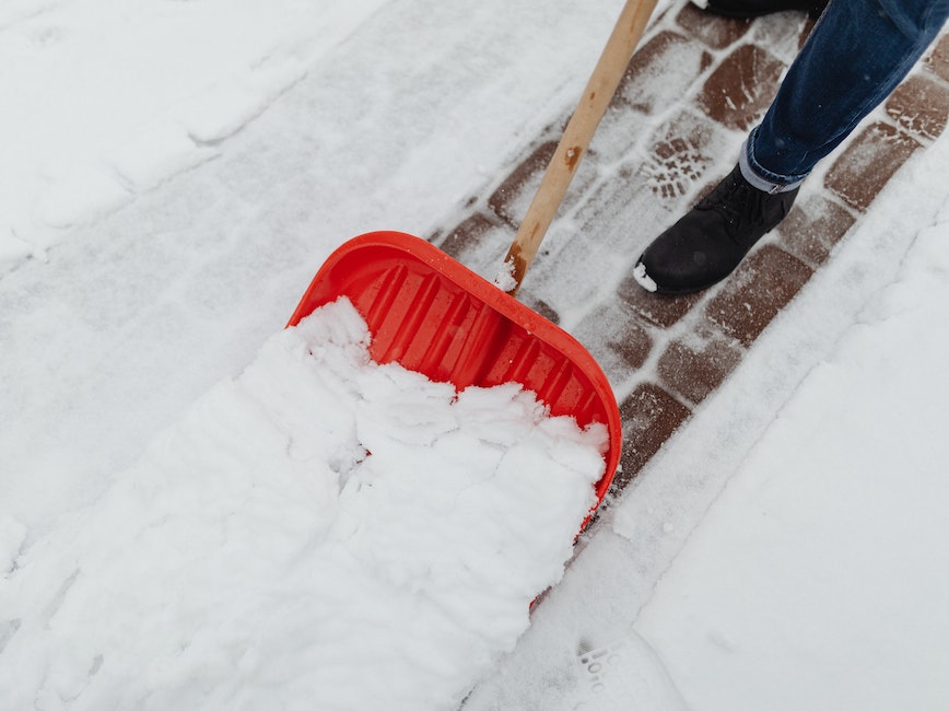 Shoveling out a path Shoveling out a path
